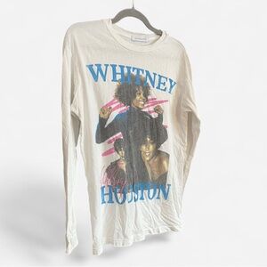 Whitney Houston Graphic Long Sleeve Shirt